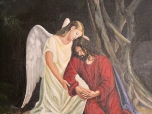 Jesus and the angel