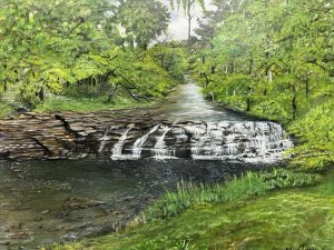Natures Green 24 x 30 acrylic painting